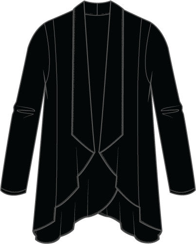 Habitat French Terry Drape Front Jacket-50% OFF