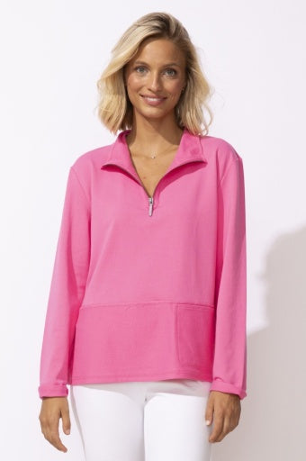 Escape Ocean Front Terry Cozy Quarter Zip