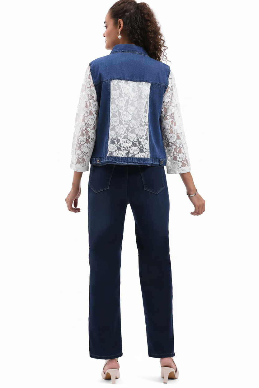 Lacey Collar Jacket Back