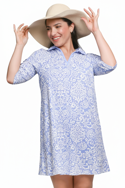 Lucy Swing Dress front hat
