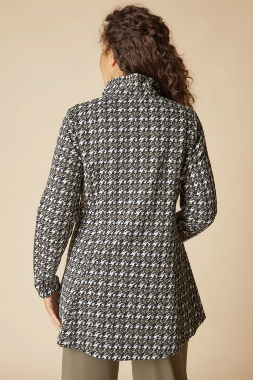 Luxe Ponte Print Soho Jacket – Back