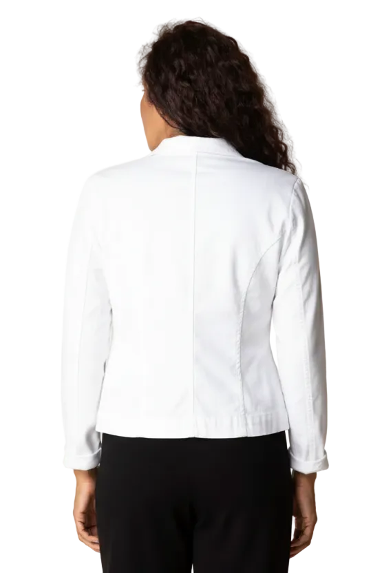 Sharpened white denim back