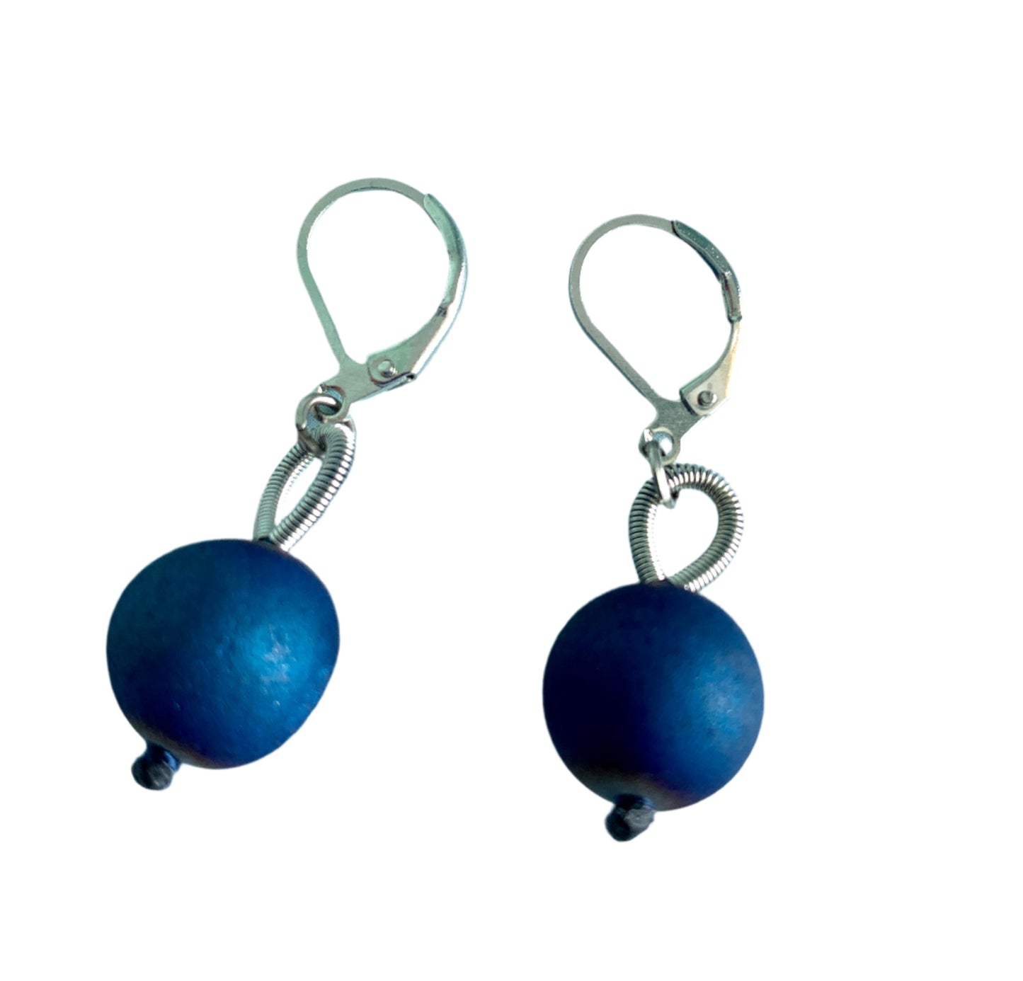 Sea Lily Geode Earring