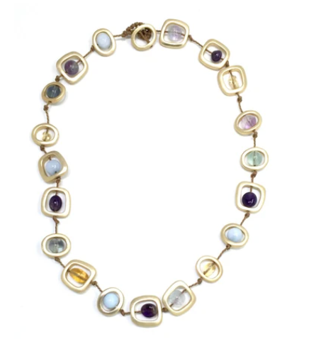 Sea Lily Short Stone Necklace