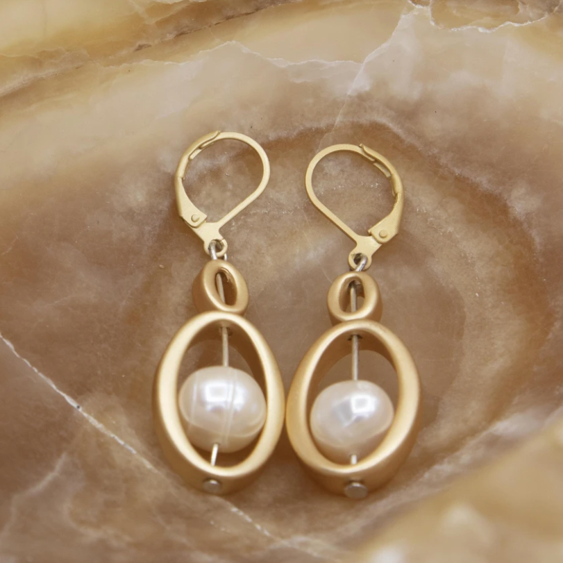 Sea Lily Kamala Earrings-RESTOCKED