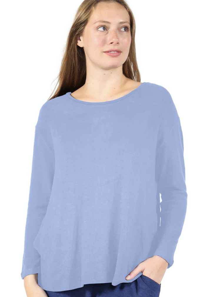 La Cera Scoop Neck Tunic