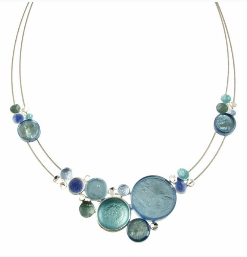 Origin Dots Necklace-Blue