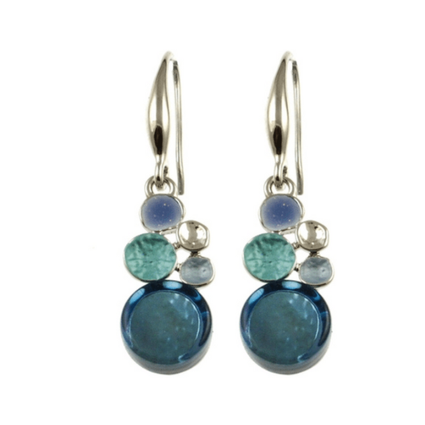 Origin Multi Dot Earrings-Blue