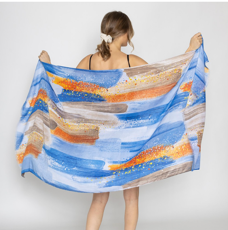Summer Scarf-Blue