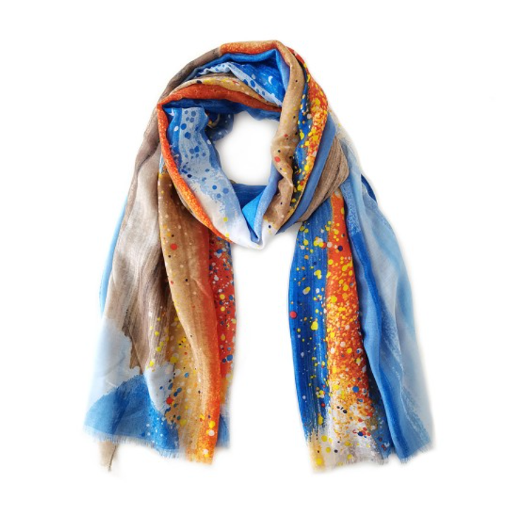 Summer Scarf-Blue