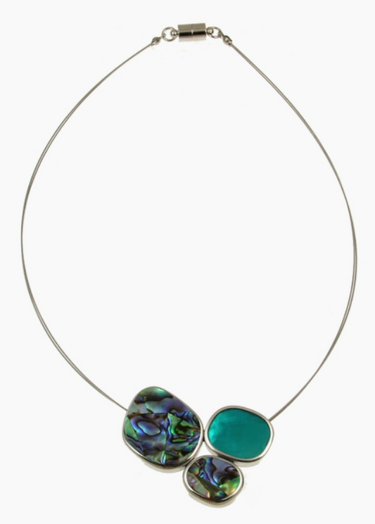 Origin Resin Paua Shell Necklace