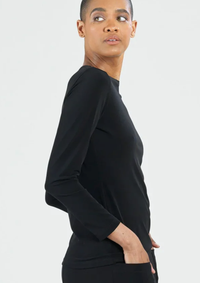 Clara SunWoo Long Sleeve Hi Neck Tee