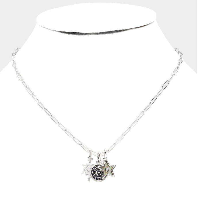 PDN091 Necklace With Charms