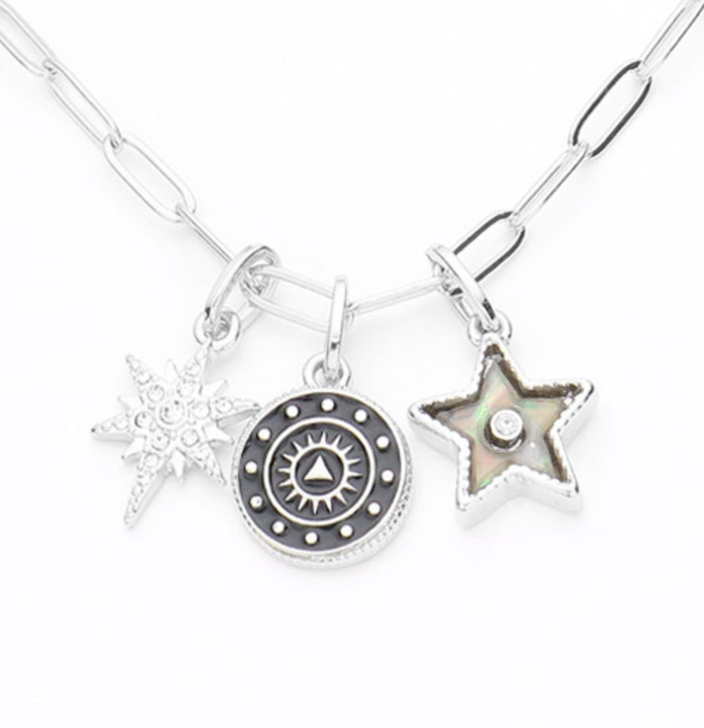 PDN091 Necklace With Charms