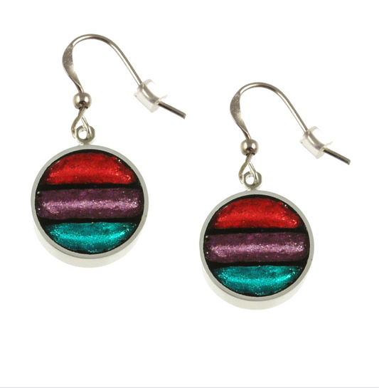 Origin Stripe Resin Earrings