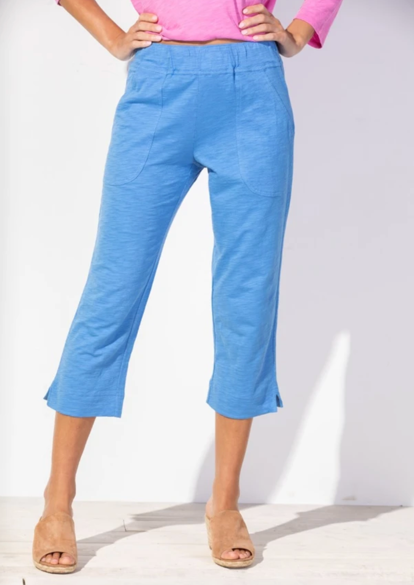 Escape by Habitat Textured Peruvian Cotton On The Go Capri