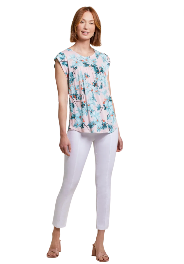 Tribal Stretch Twill It Pull-On Ankle Pant