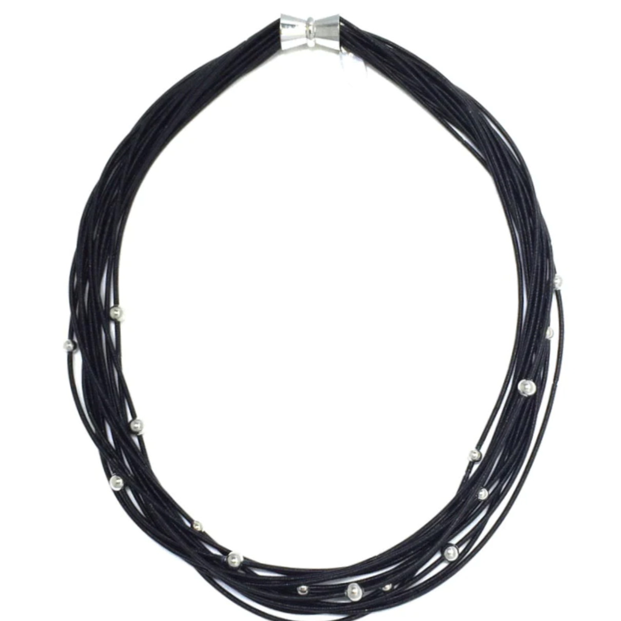 Sea Lily Piano Wire Necklace with Beads