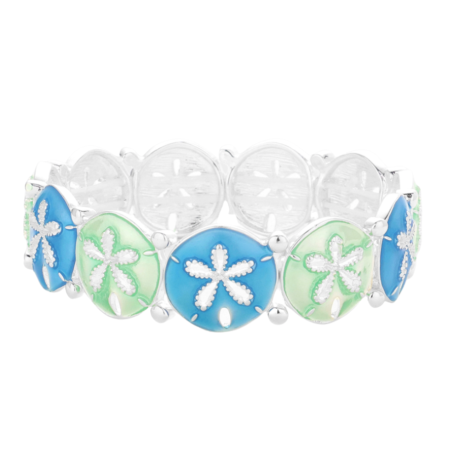 Sand Dollar Stretch Bracelet