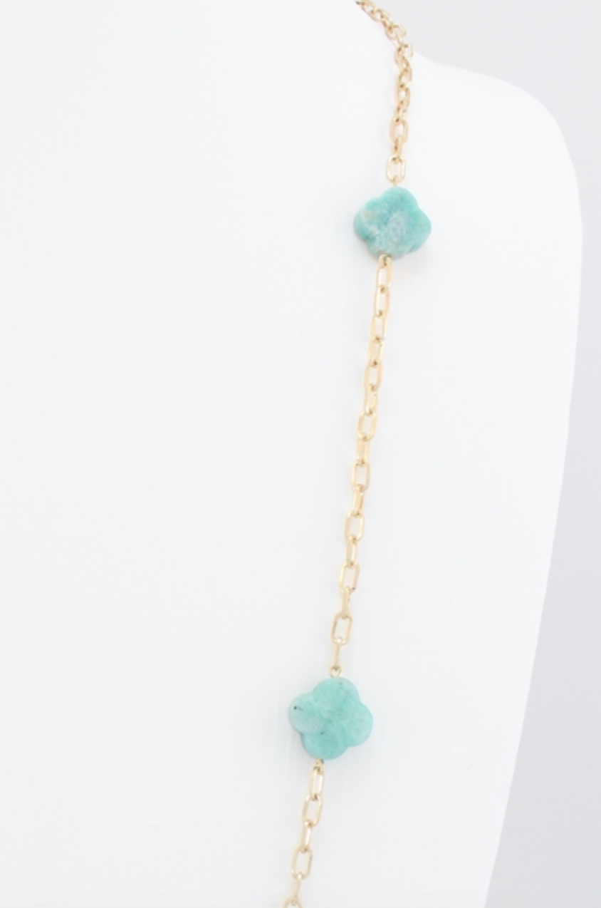 Stone Station Necklace