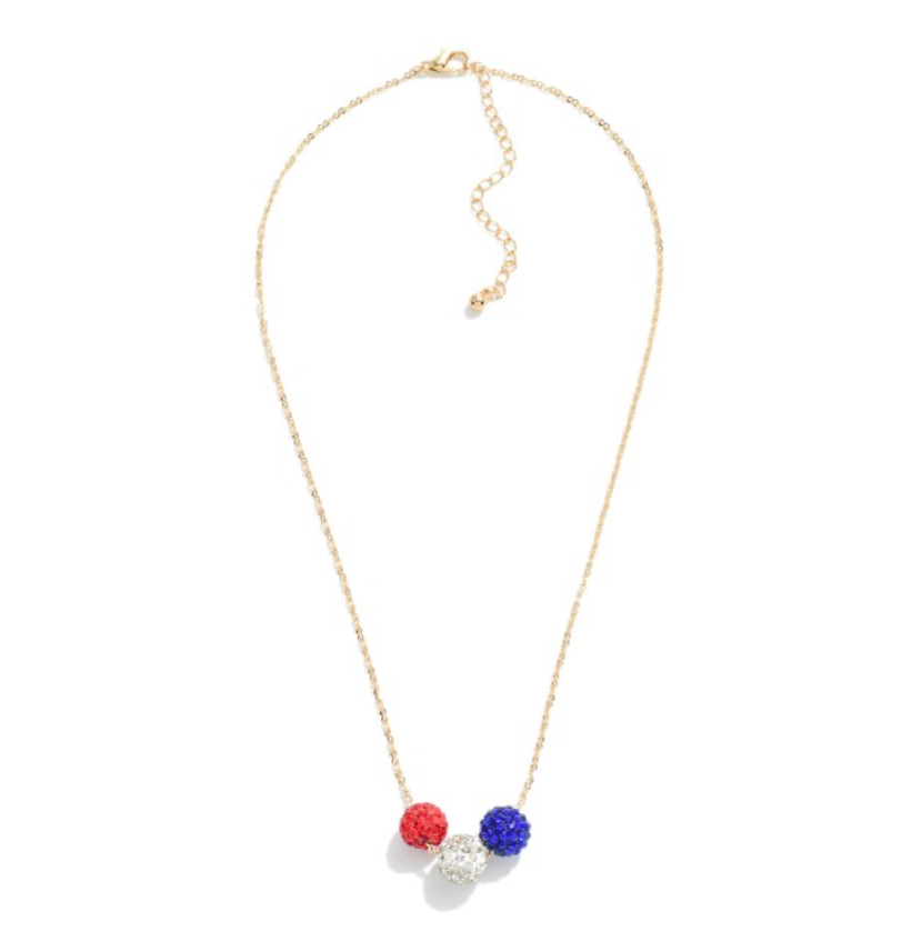 Red,White & Blue Necklace