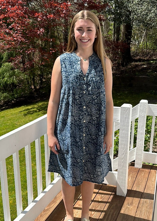 Papa Fashions Paisley Print Dress-50% OFF