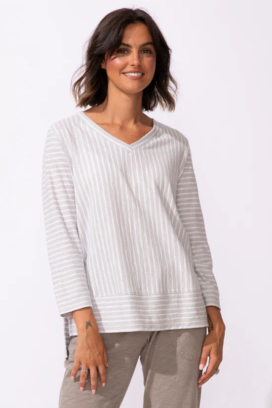 Escape Santa Barbara Stripe Tee