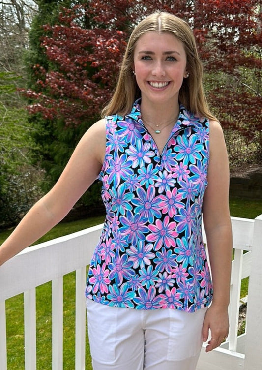 Beachtime Sleeveless 1/4 Zip-50% OFF