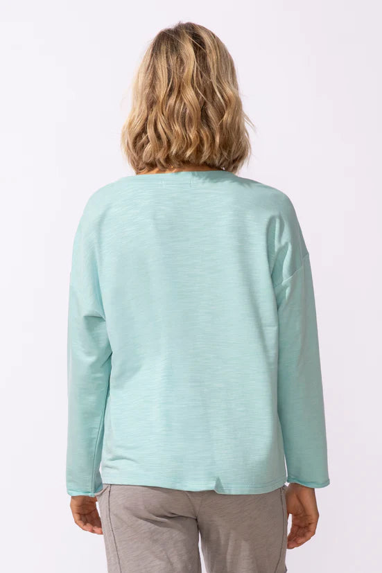 Escape Sketched Blooms Pullover