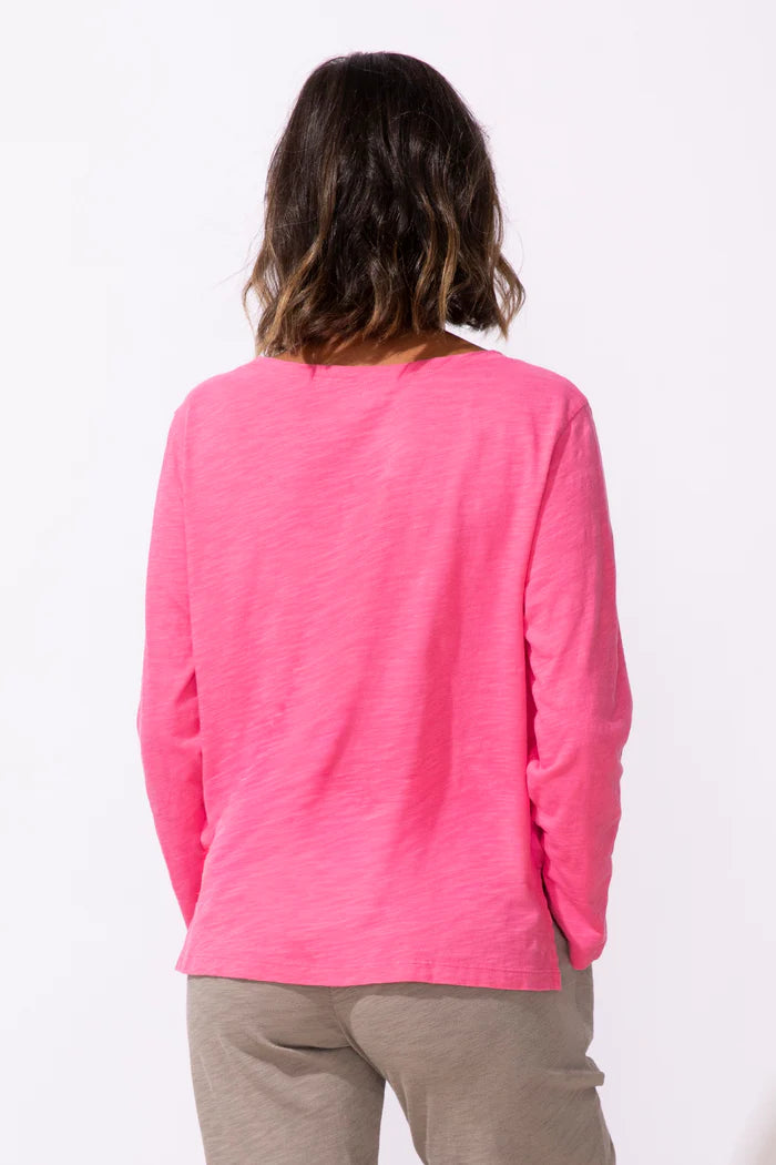 Escape Shibori Heart Hi-Lo Tee