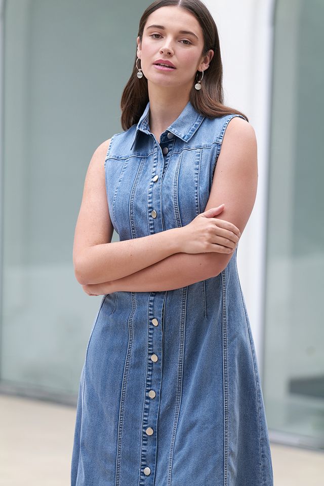 Foil Jean-Eration Dress