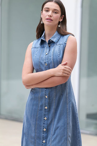 Foil Jean-Eration Dress