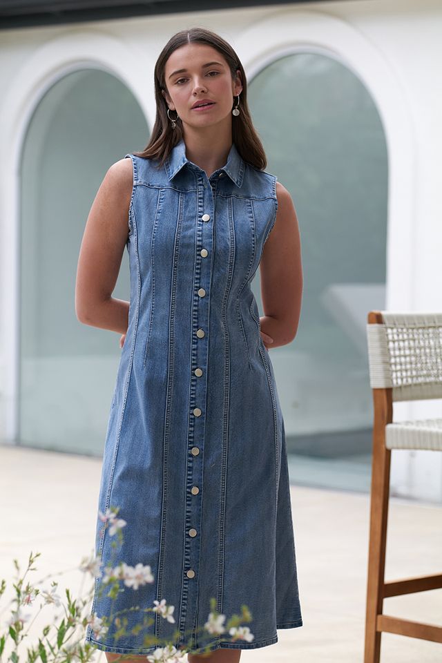 Foil Jean-Eration Dress