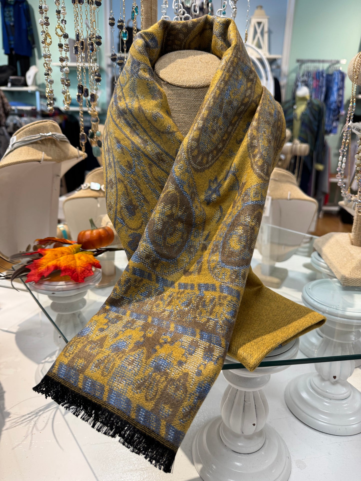 Reversible Cashmere Scarf