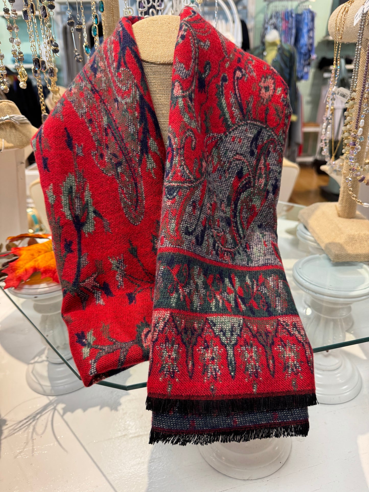 Reversible Cashmere Scarf