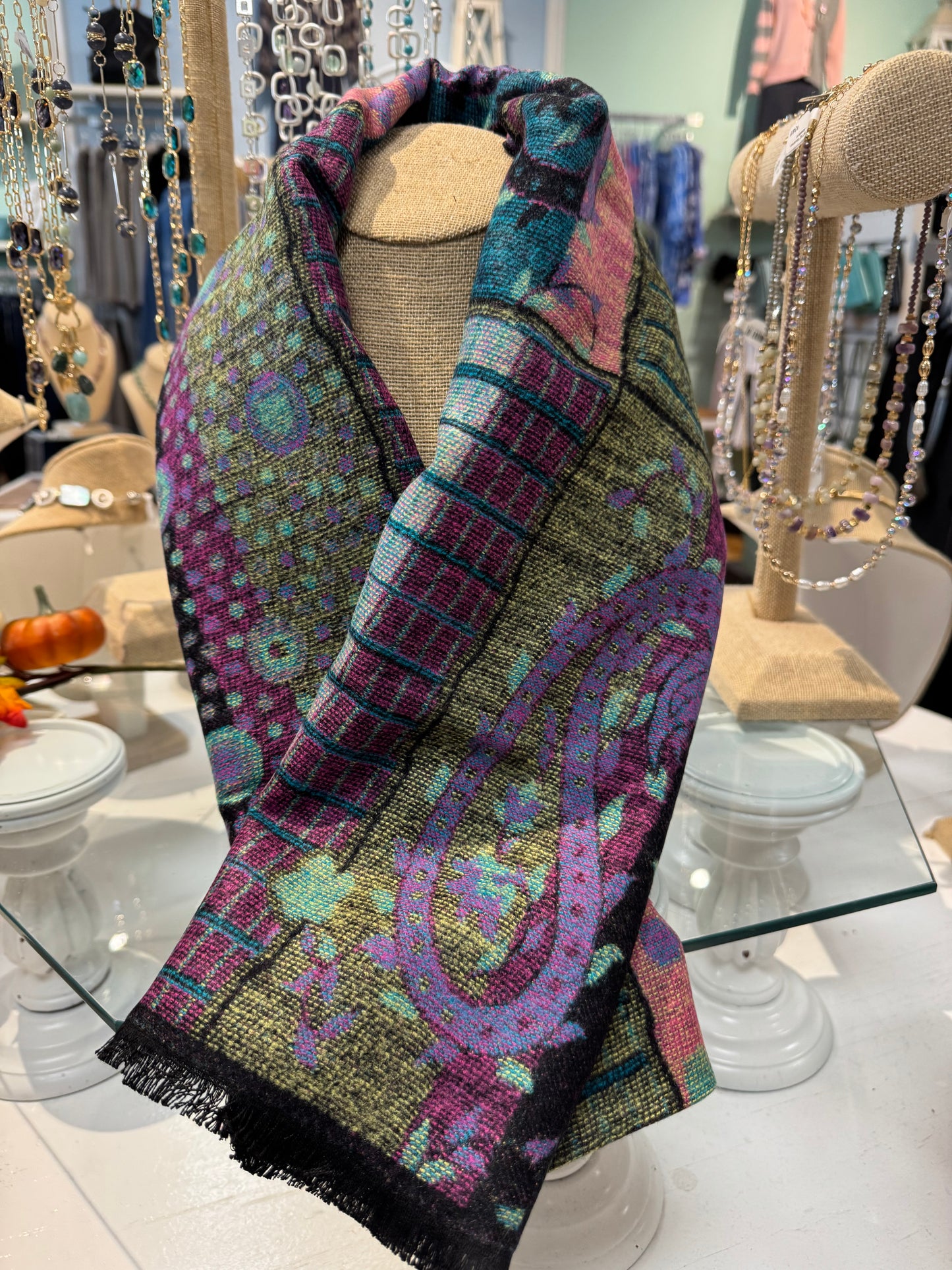 Reversible Cashmere Scarf