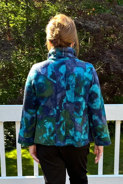 Habitat Abstract Floral Retro Jacket