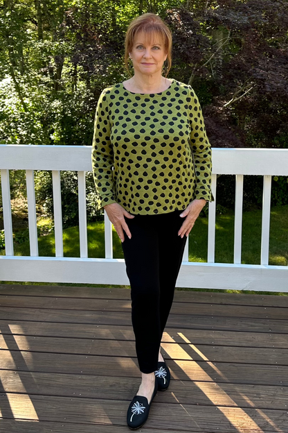 Habitat Textured Dots Boatneck Top