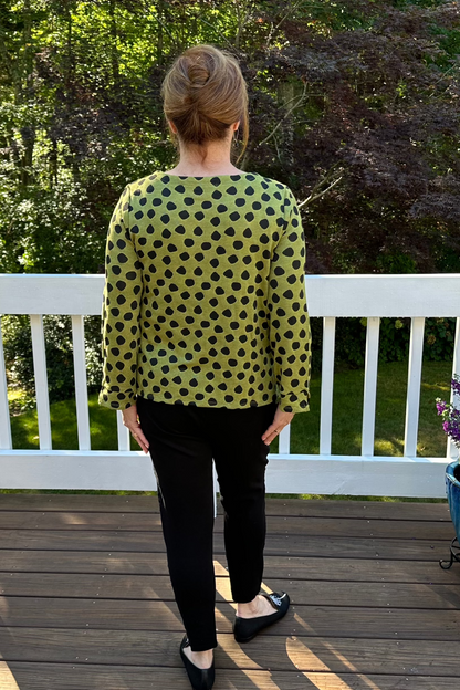 Habitat Textured Dots Boatneck Top