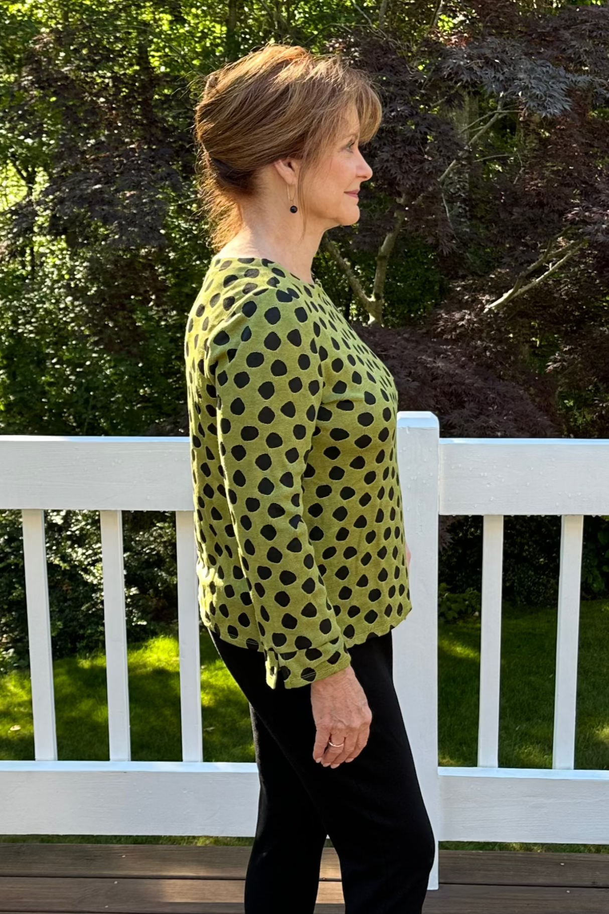 Habitat Textured Dots Boatneck Top