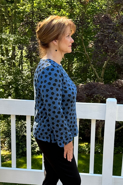 Habitat Textured Dots Boatneck Top