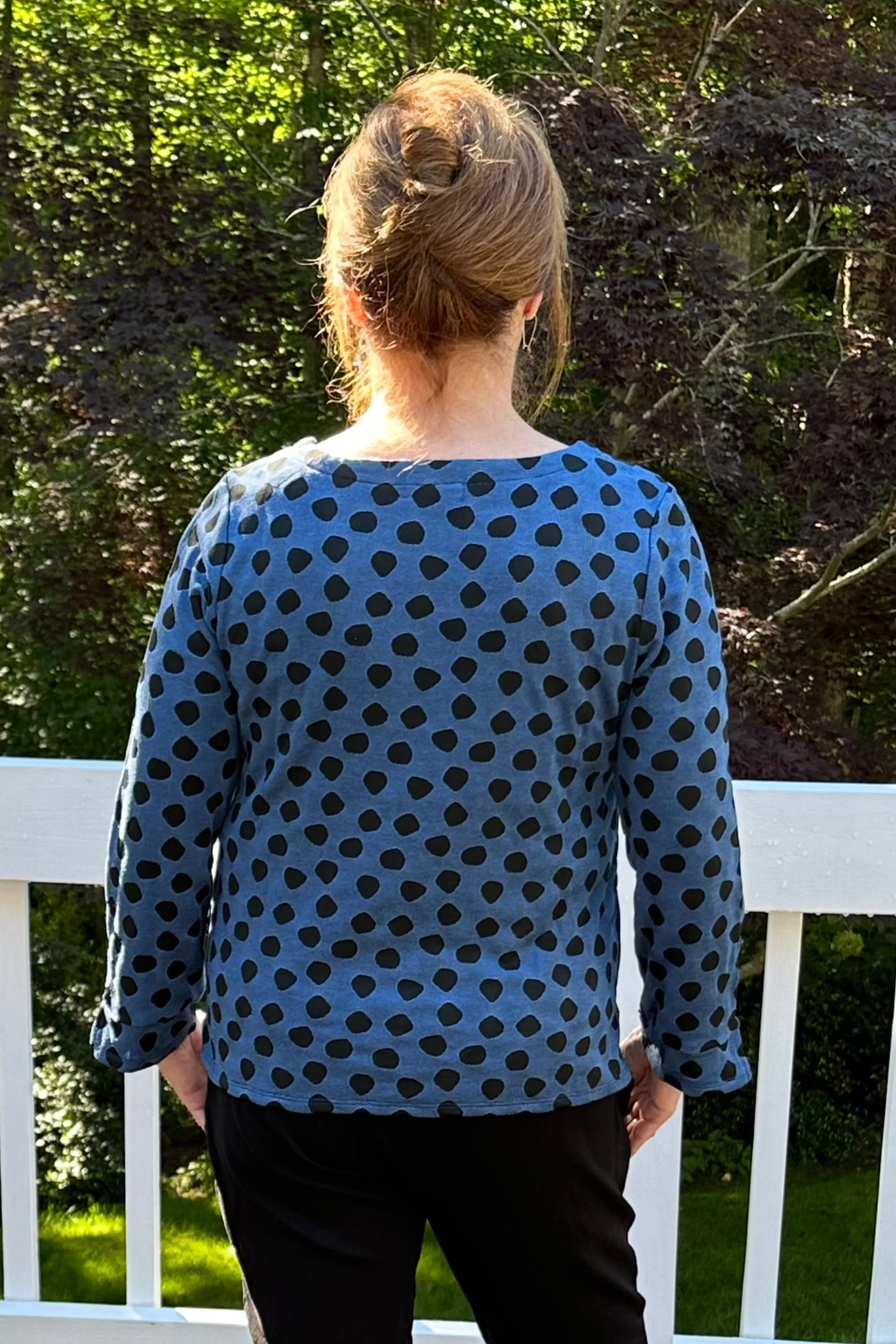 Habitat Textured Dots Boatneck Top