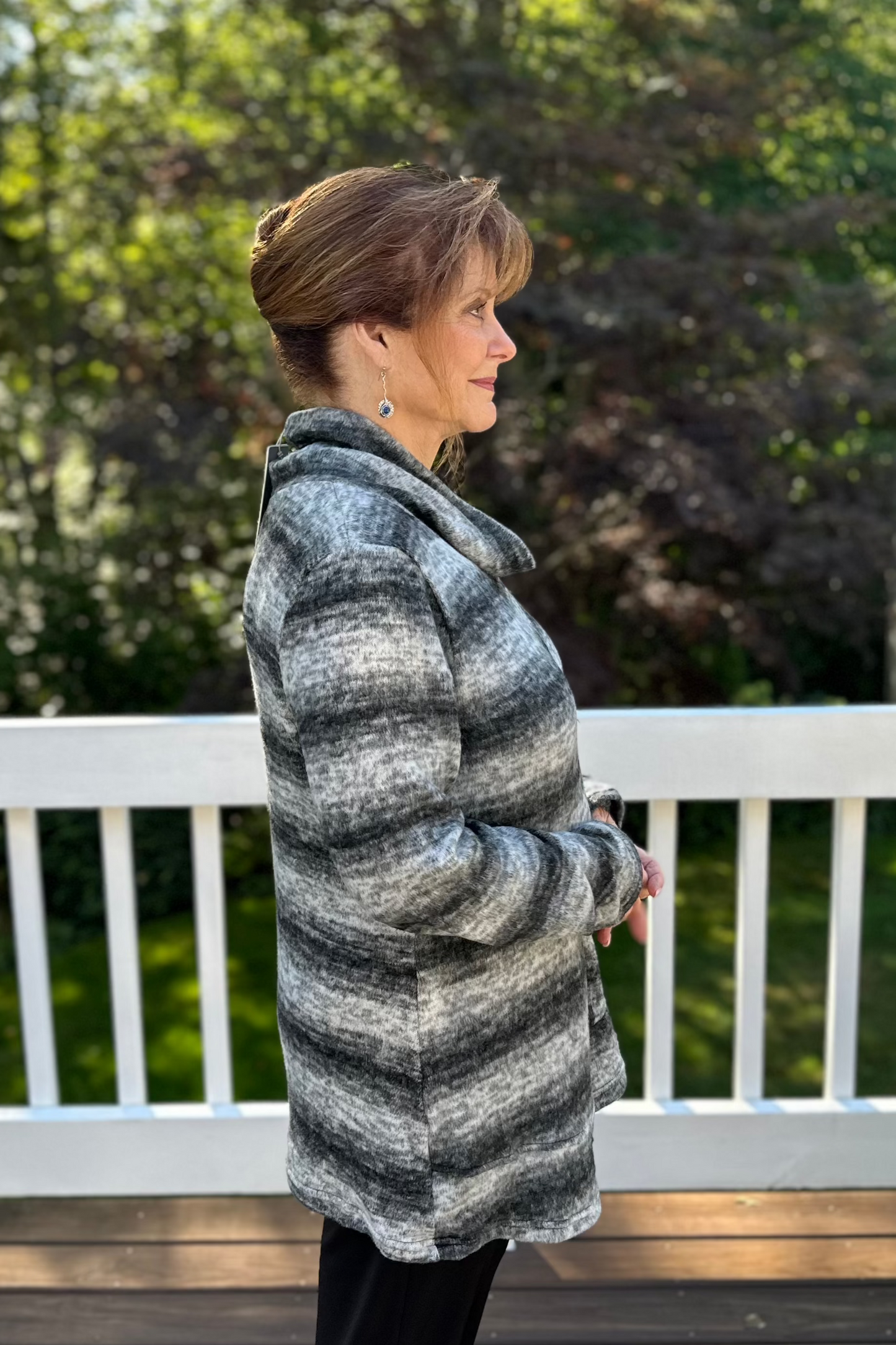 Shana Fleece Cowl Neck Sweater