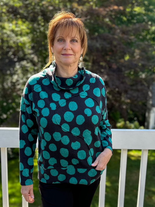 Trisha Tyler Polka Dot Tunic