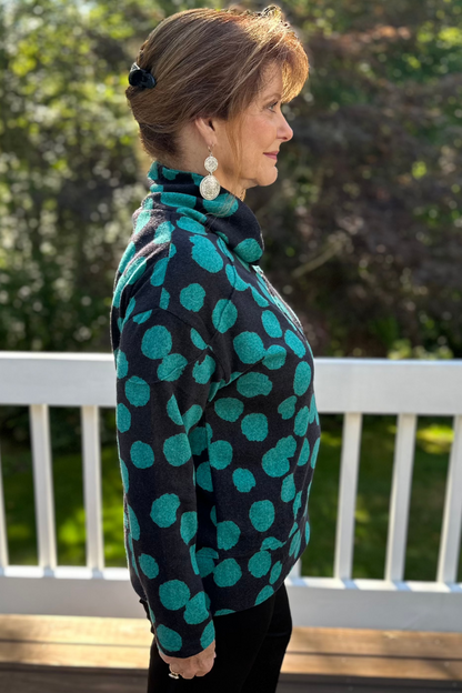 Trisha Tyler Polka Dot Tunic