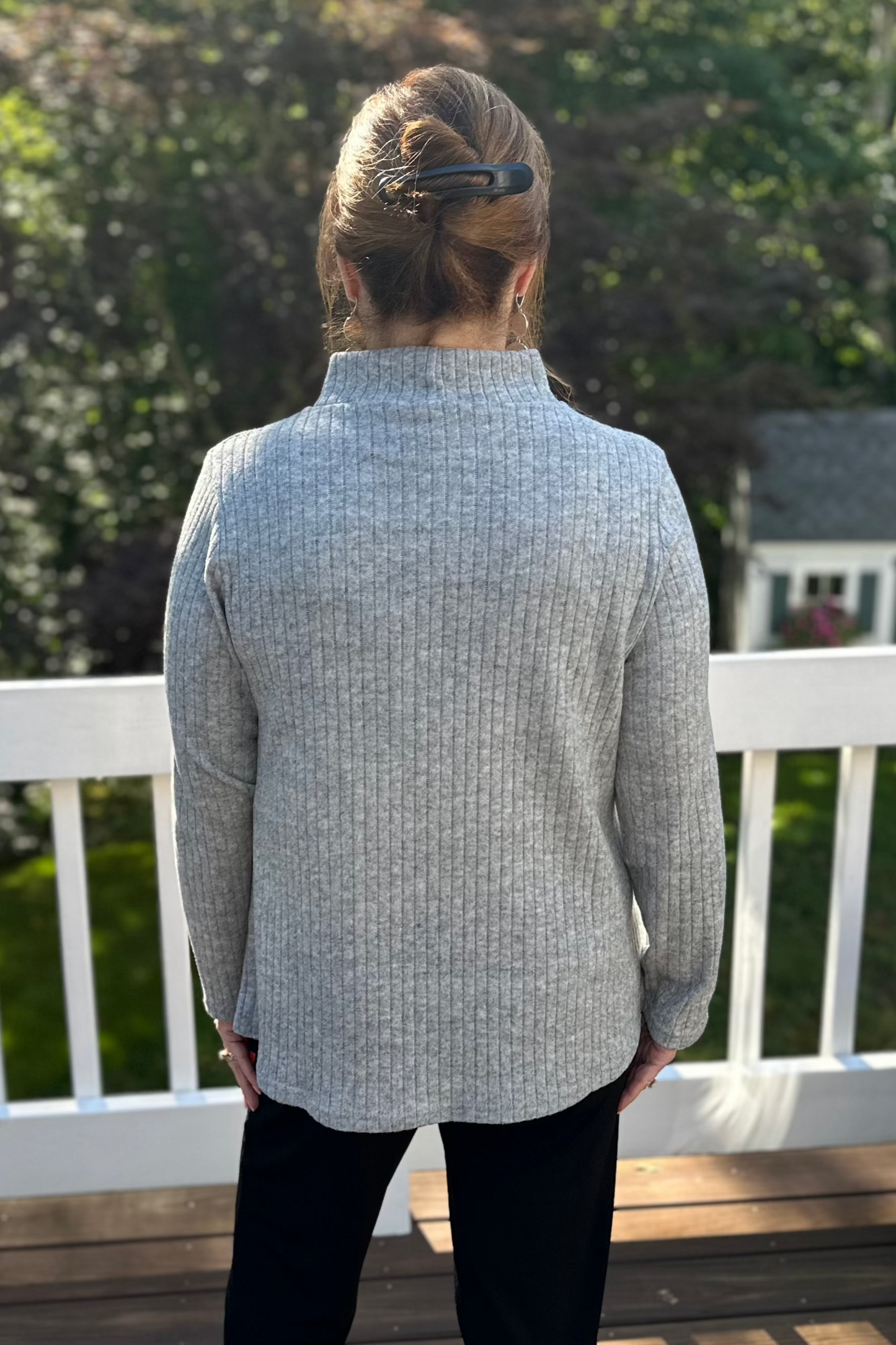 Trisha Tyler Mix Media Sweater