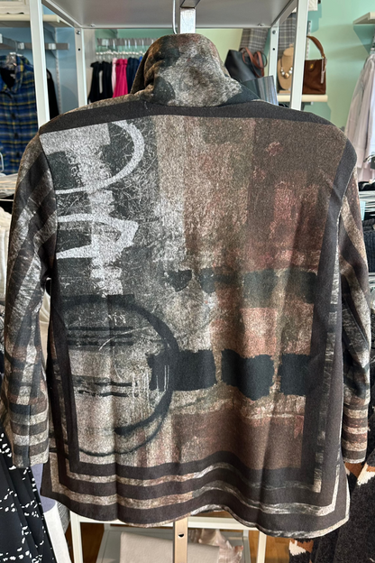 Damee Framed Art Short Jacket