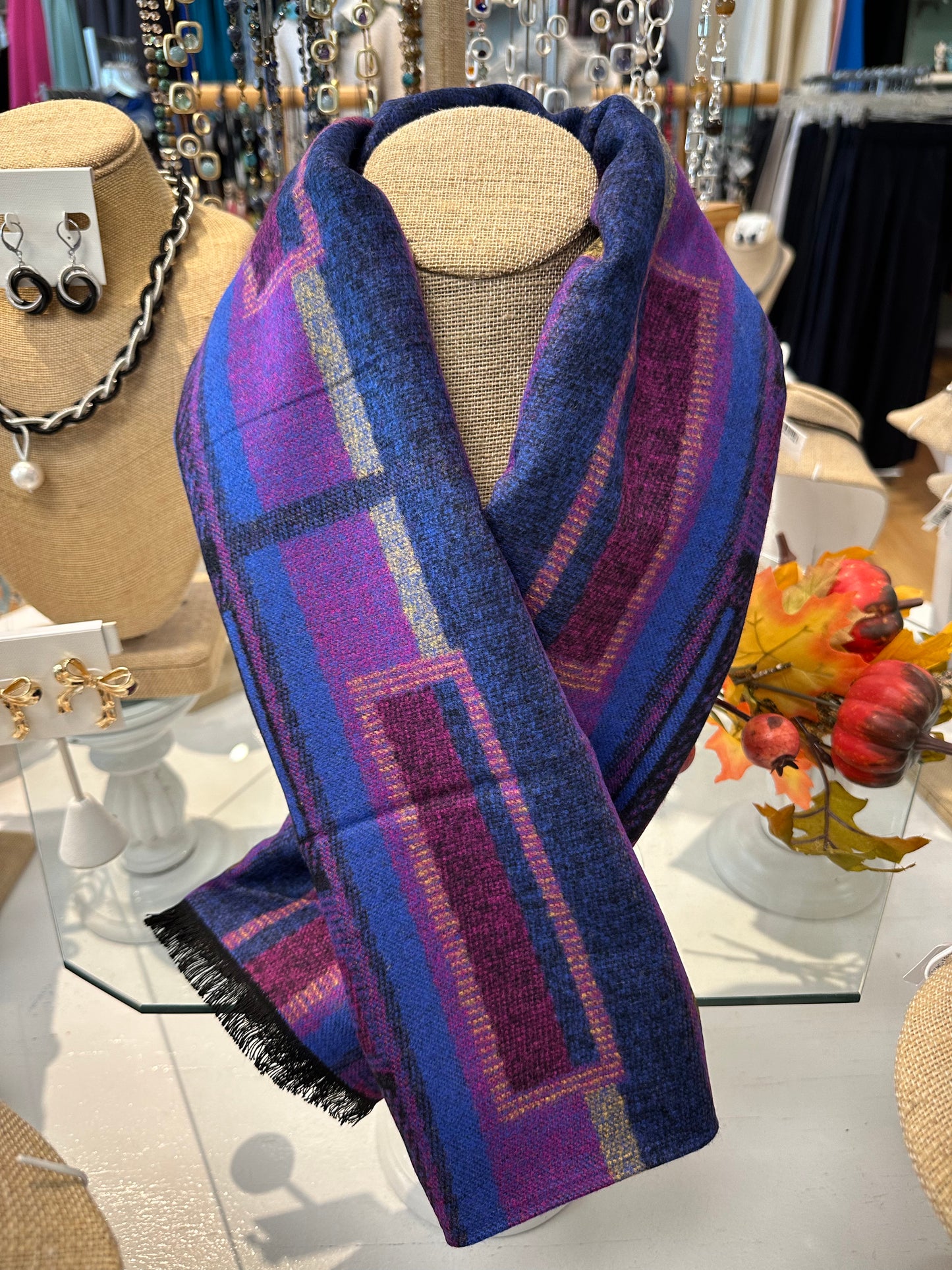 Reversible Cashmere Scarf