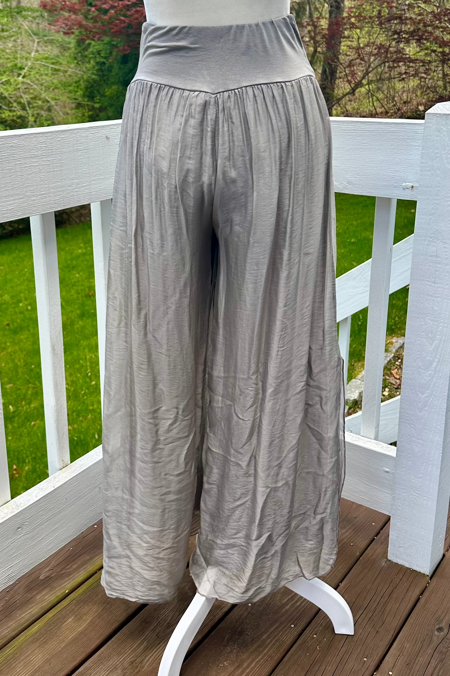 Tempo Paris Palazzo Silk Pant