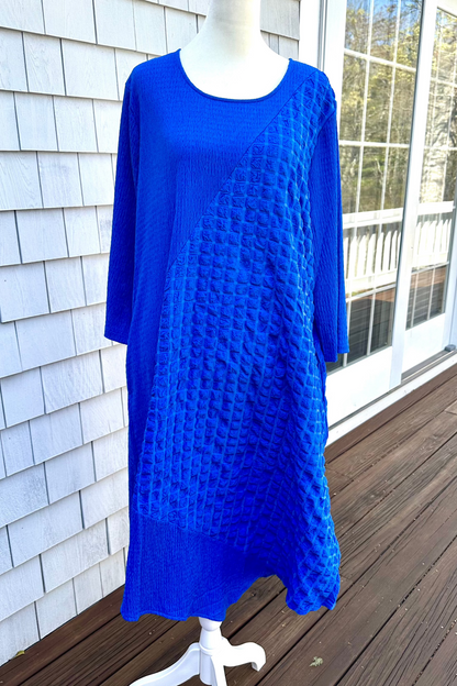 Shana Puffer Mix Media Dress